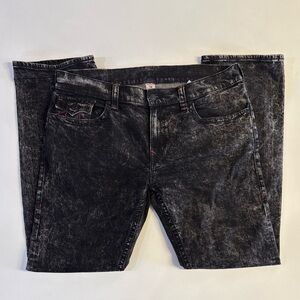 *True Religion Jeans Big T DLRD Storm Cntrl Straight Flap Size 38